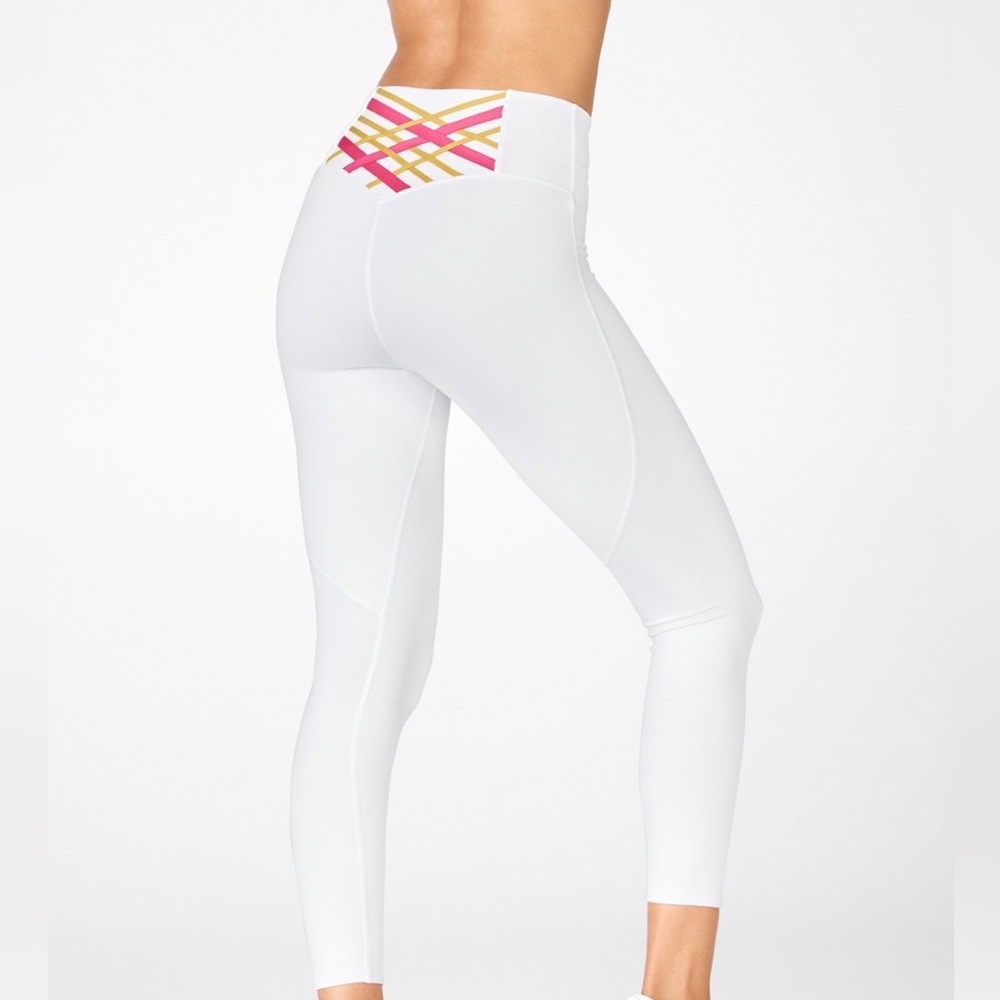 Fabletics Boost PowerHold High Waited Strappy 7/8 Leggings